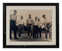 A Group of 13 Photographs of Golfers Formerly Displayed at Mike Ditka’s Restaurant