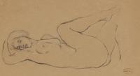 Reclining Nude with Crossed Legs, Casual Nude , and Woman Reading (three works)