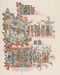[BIBLES - 19th CENTURY]. A group of 5 Bibles, comprising: