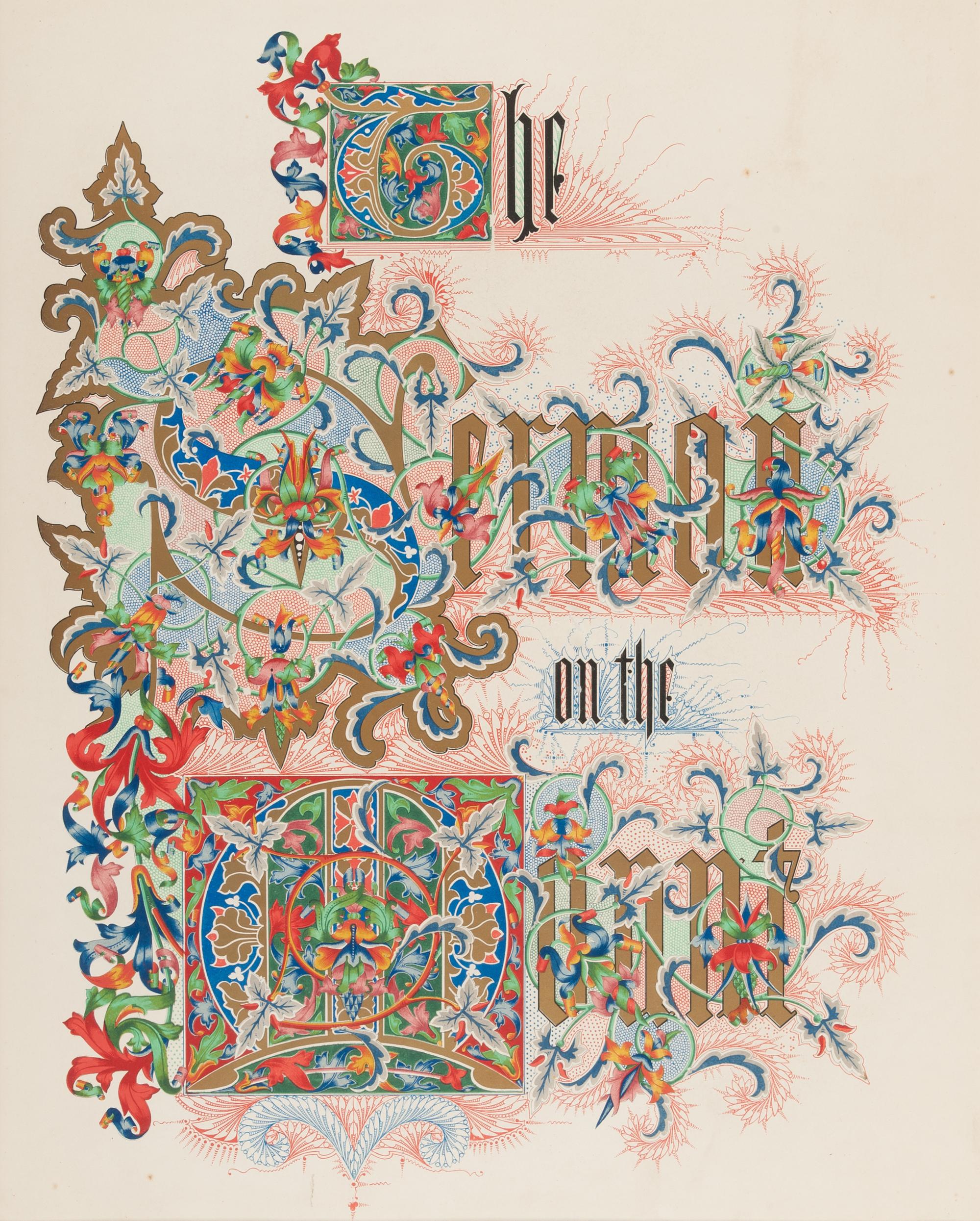[BIBLES - 19th CENTURY]. A group of 5 Bibles, comprising: