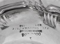 A Pair of Tiffany and Co. Silver Five-Light Candelabra