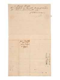 [REV WAR] -- [DEC OF INDEPENDENCE]. Document signed by Jonathan TRUMBLE Jr. and William WILLIAMS.