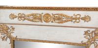 A Regency Painted and Parcel Gilt Mirror