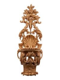 A George II Giltwood Wall Bracket