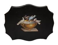 An Italian Grand Tour Micromosaic Plaque of Doves of Pliny