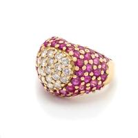 DIAMOND AND RUBY RING