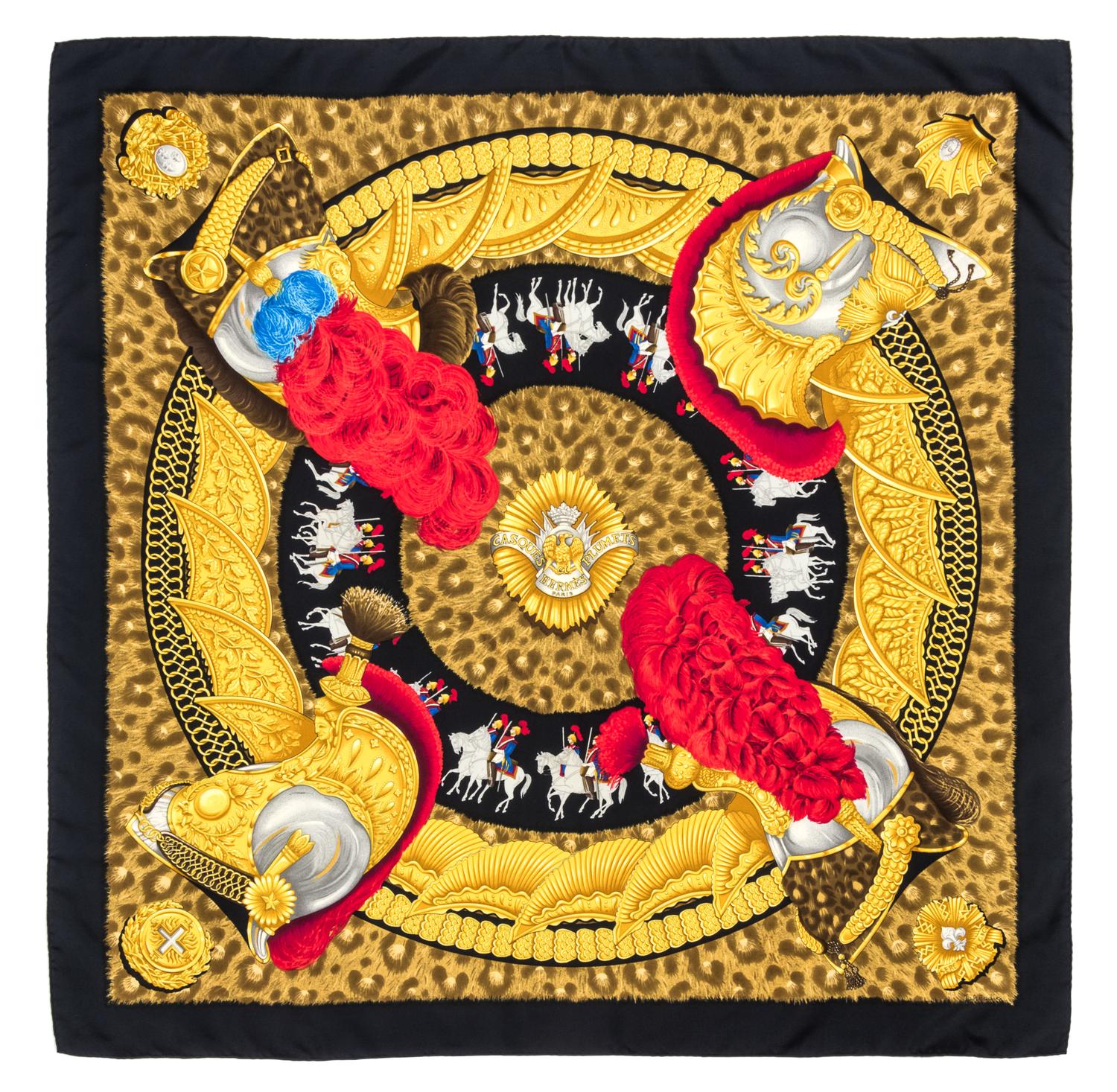 An Hermes 90cm Silk Scarf, 36"x36".