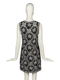 CHANEL FLORAL KNIT DRESS