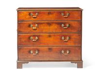 A George II mahogany chest of drawers, circa 1740