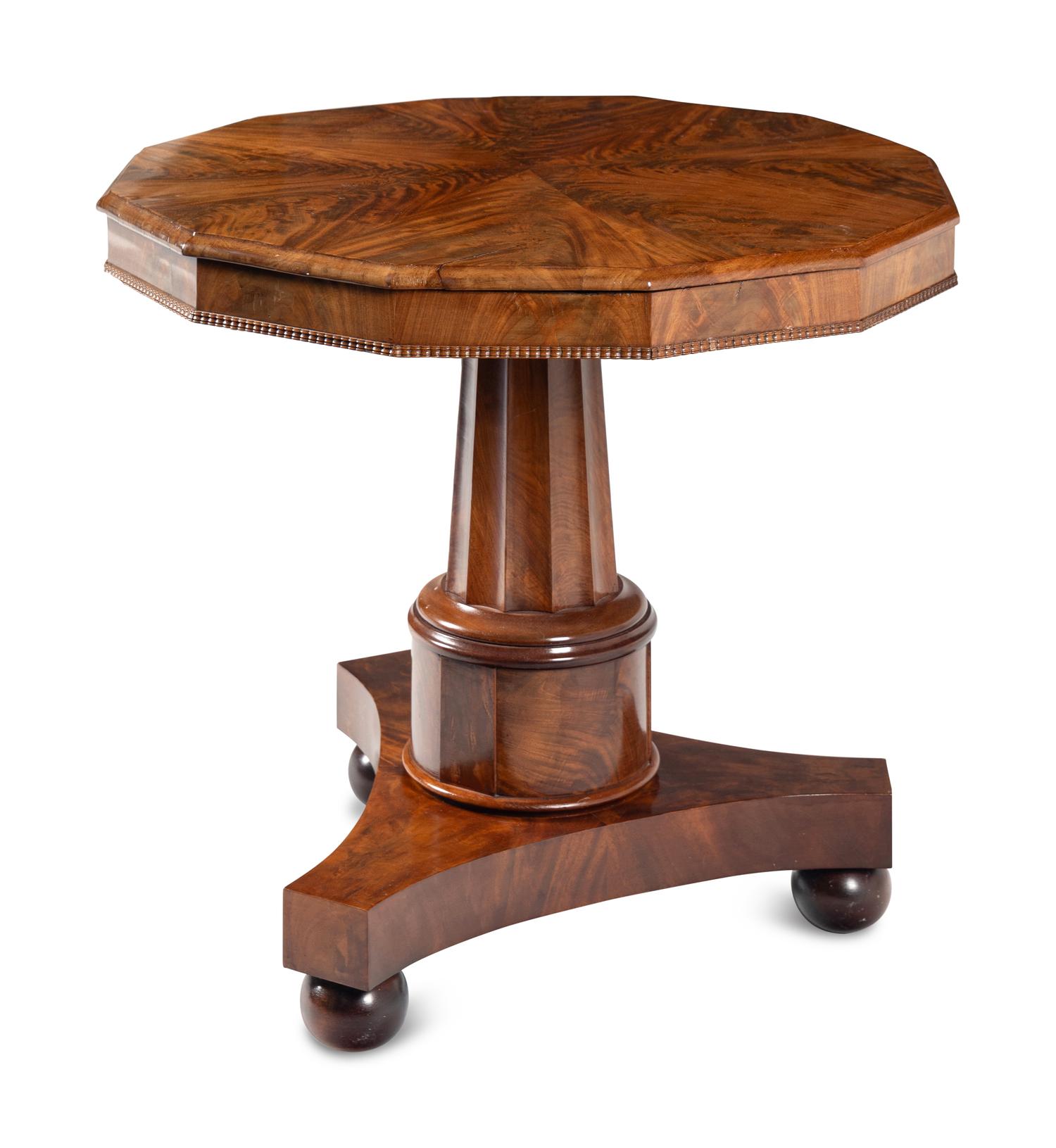 An Empire Style Mahogany Center Table