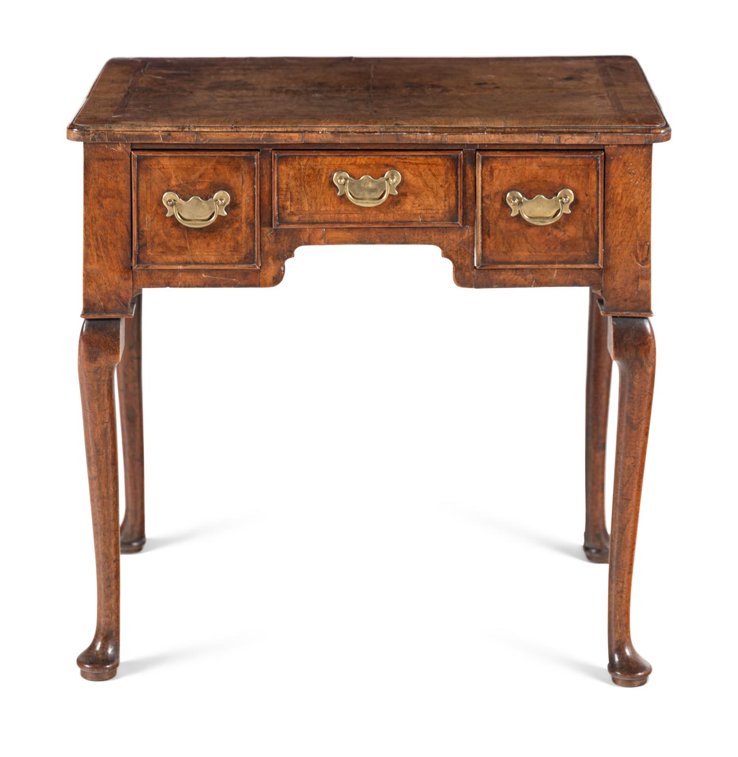 A George II Walnut Dressing Table