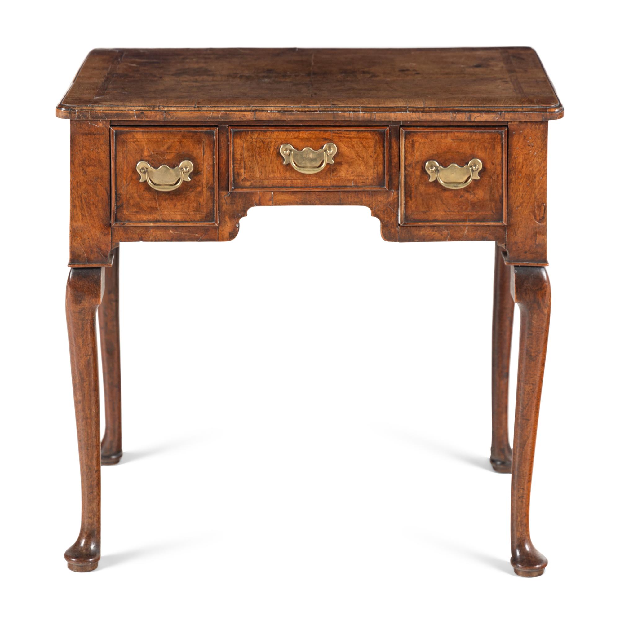 A George II Walnut Dressing Table