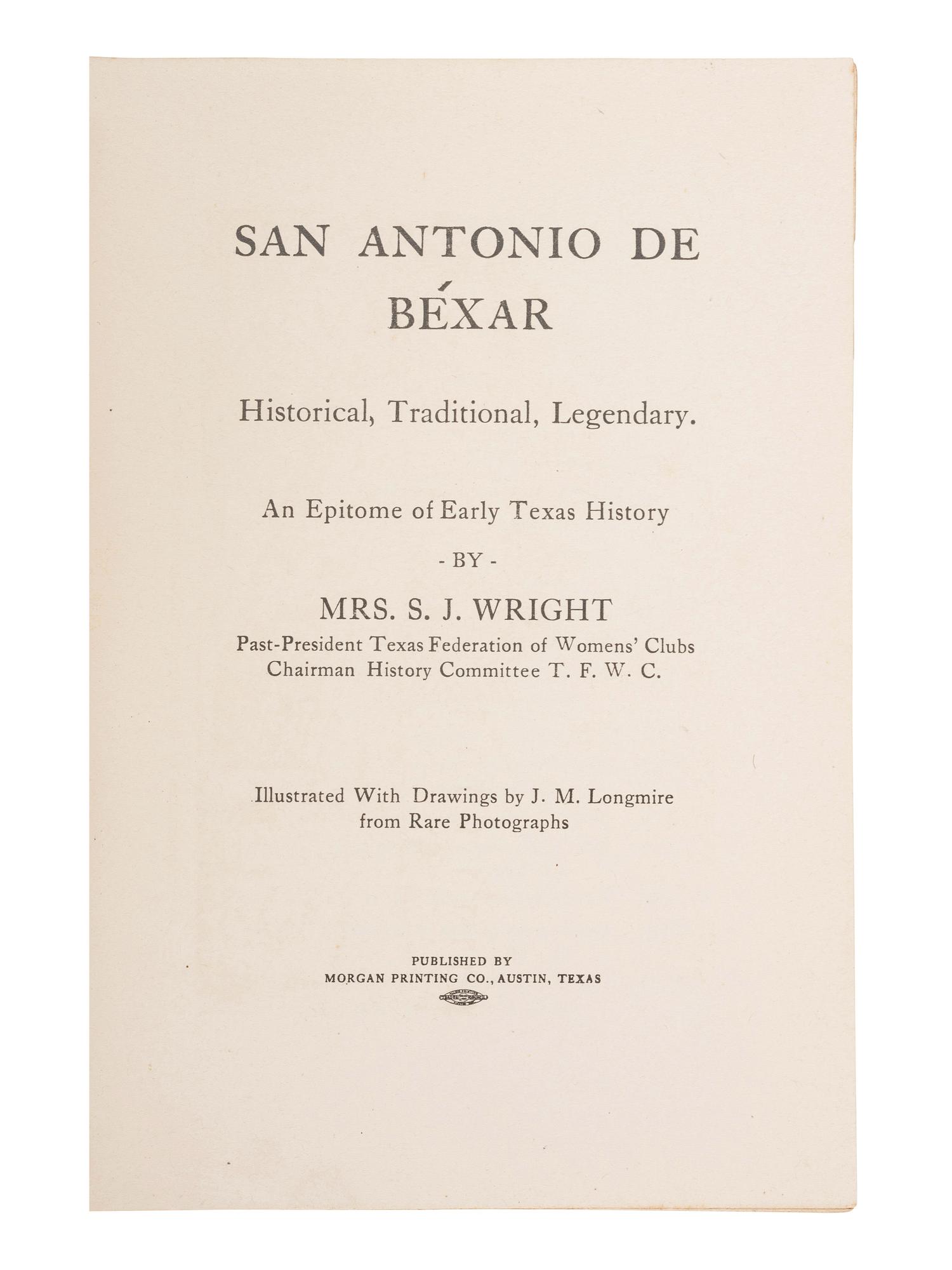[TEXAS] -- [McCULLOCH, Henry (1816-1895), his copies]. A group of books related to Texas history, comprising:
