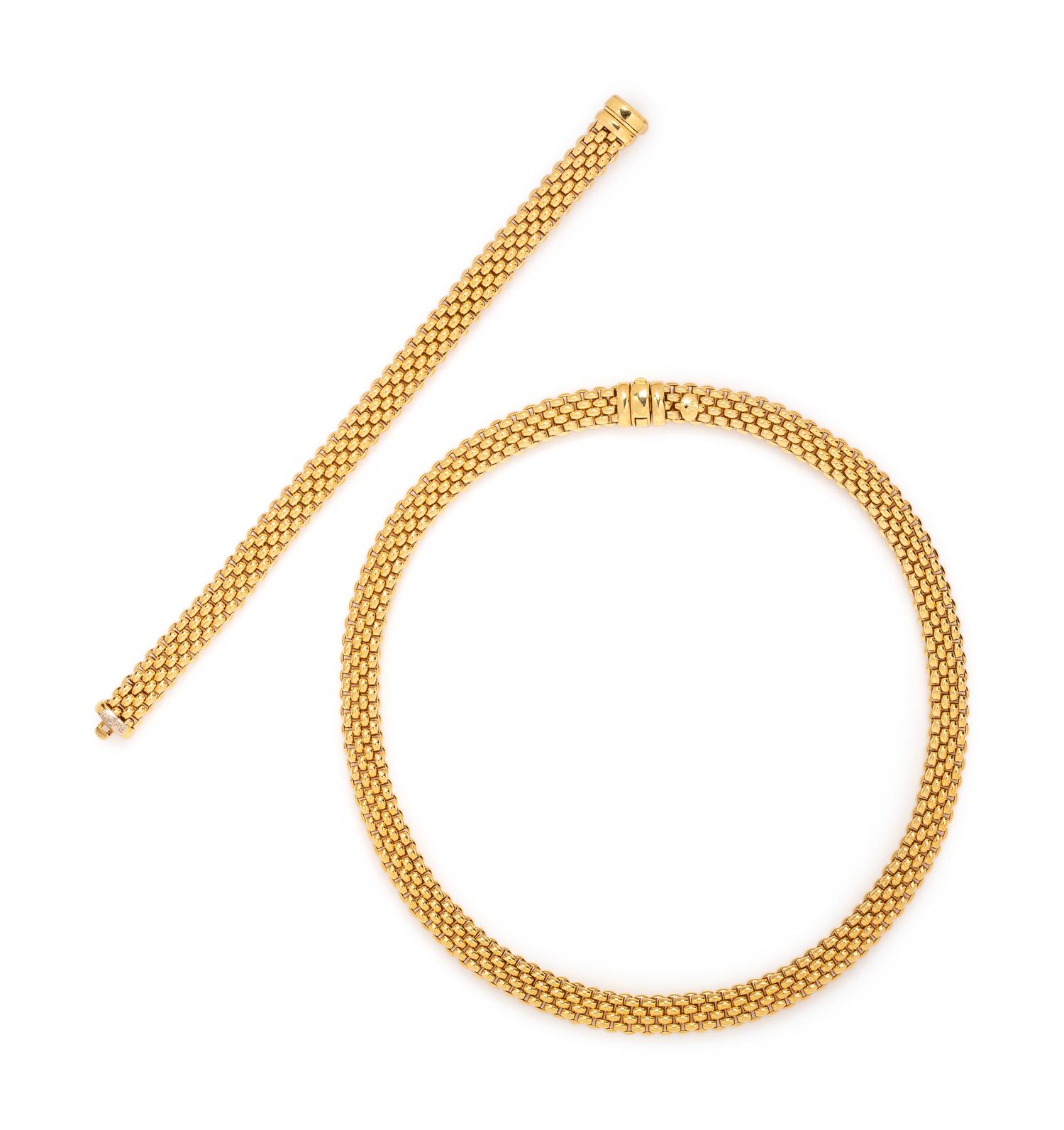 FOPE, YELLOW GOLD SET