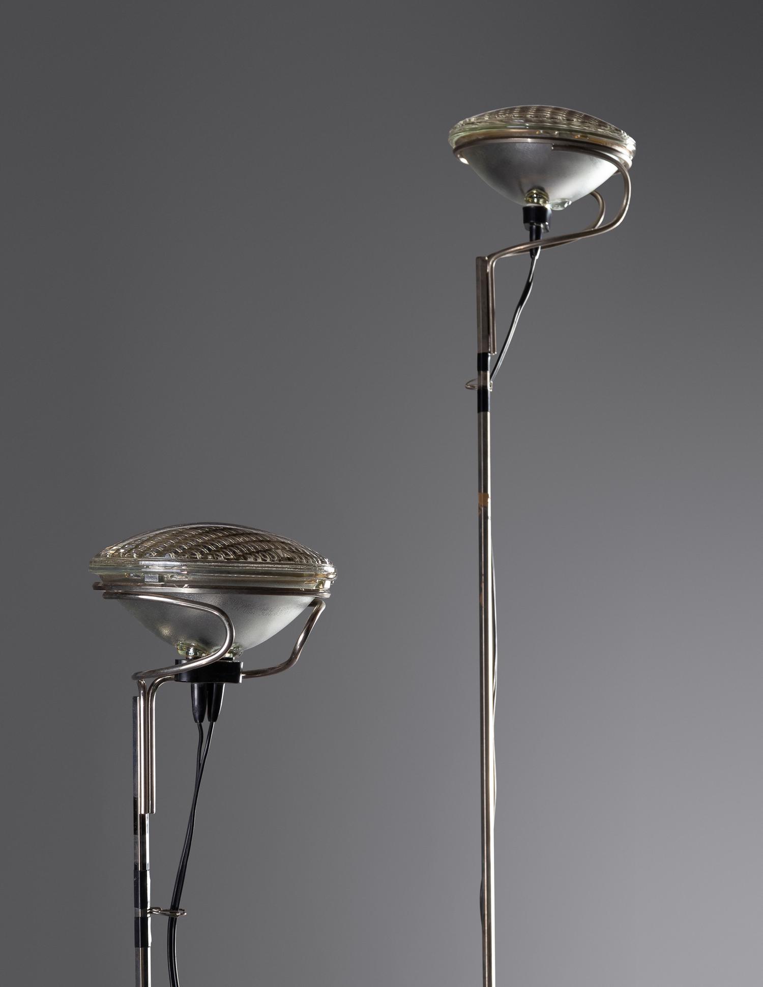 Pair of Toio Floor Lamps FLOS, Italy