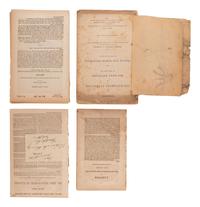 [POLITICS]. A large group of early 19th century pamphlets covering politics, land expansion, and finances, comprising: