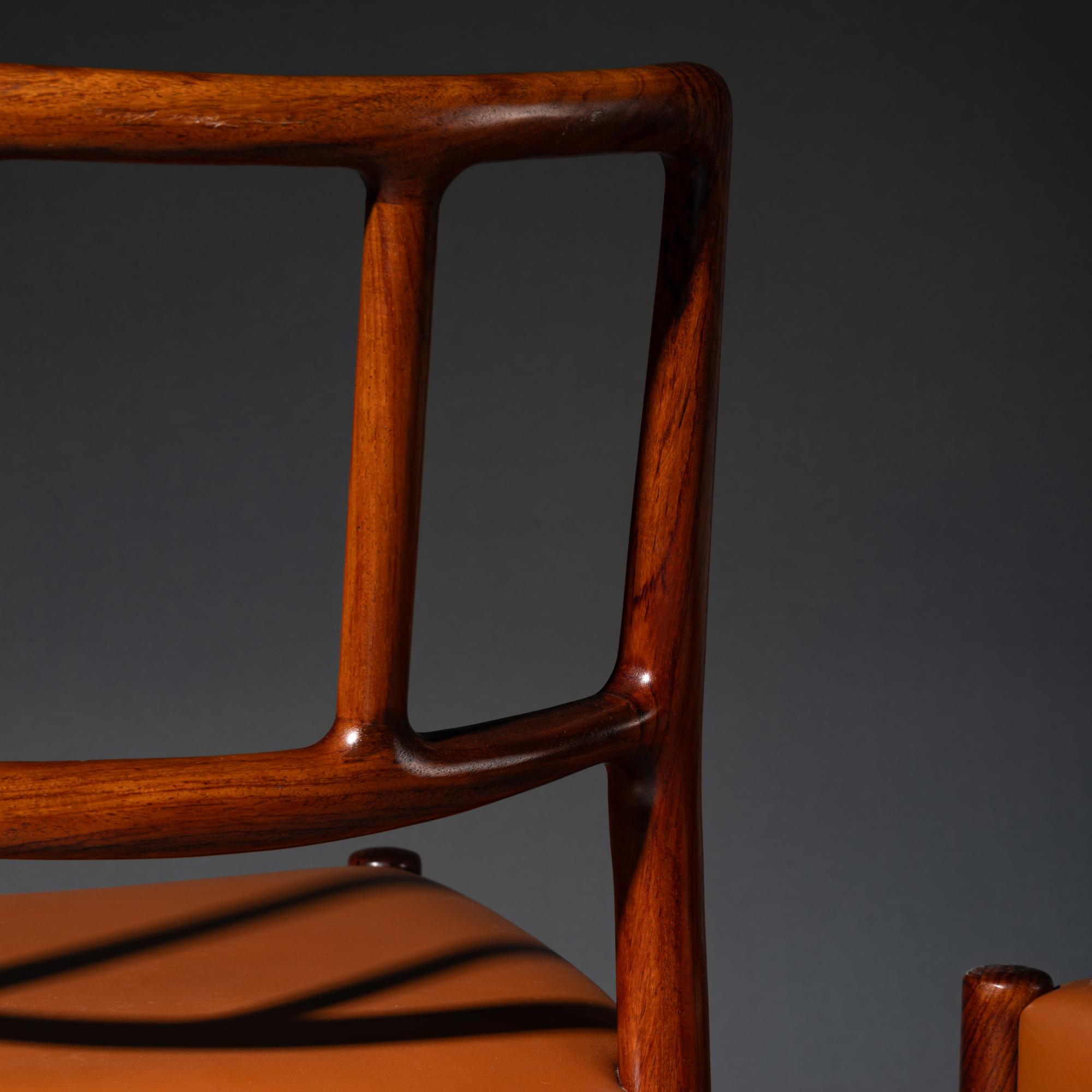Pair of Dining Chairs Uldum Møbelfabrik, Denmark