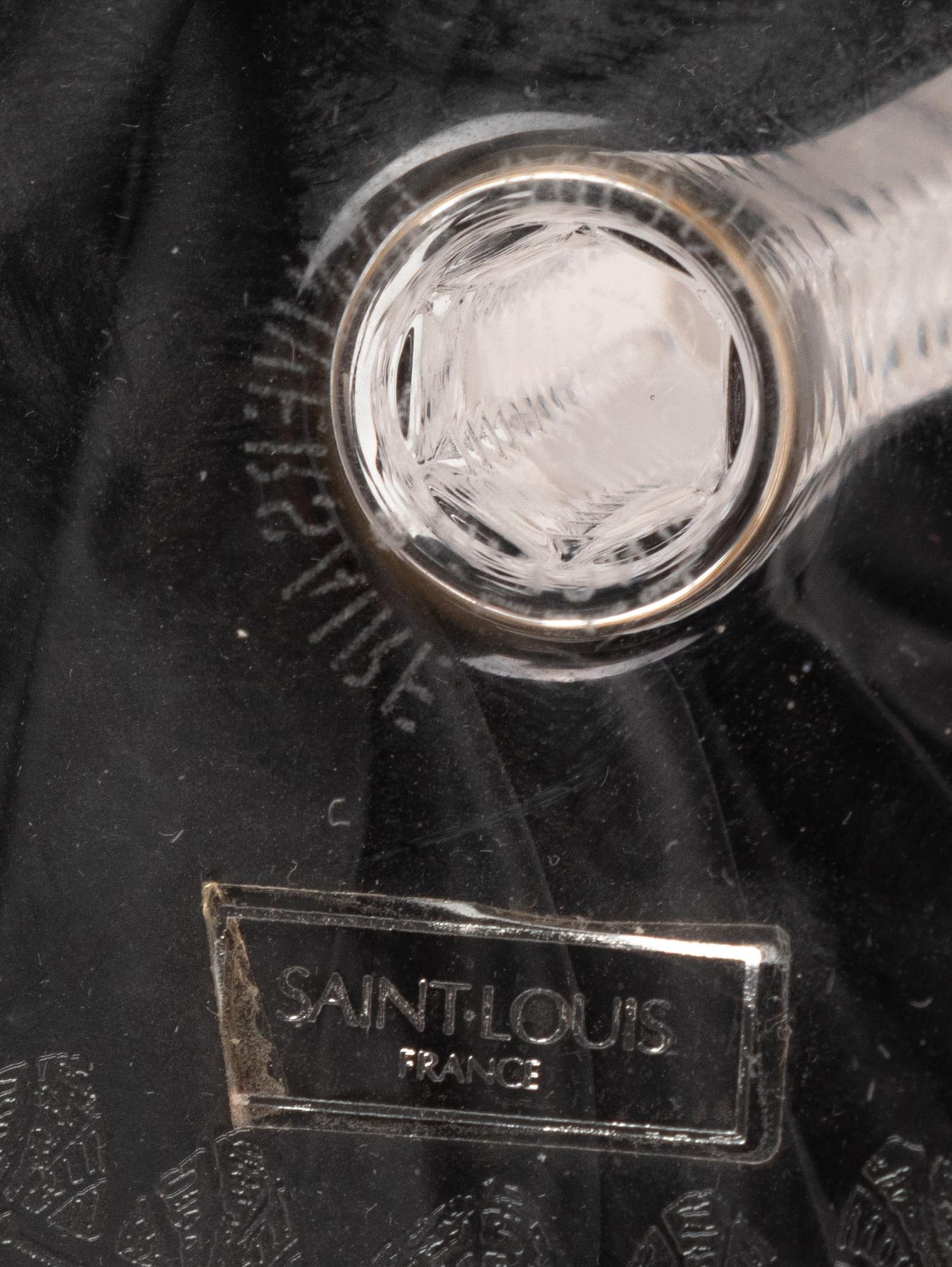 A Saint Louis Thistle Stemware Service