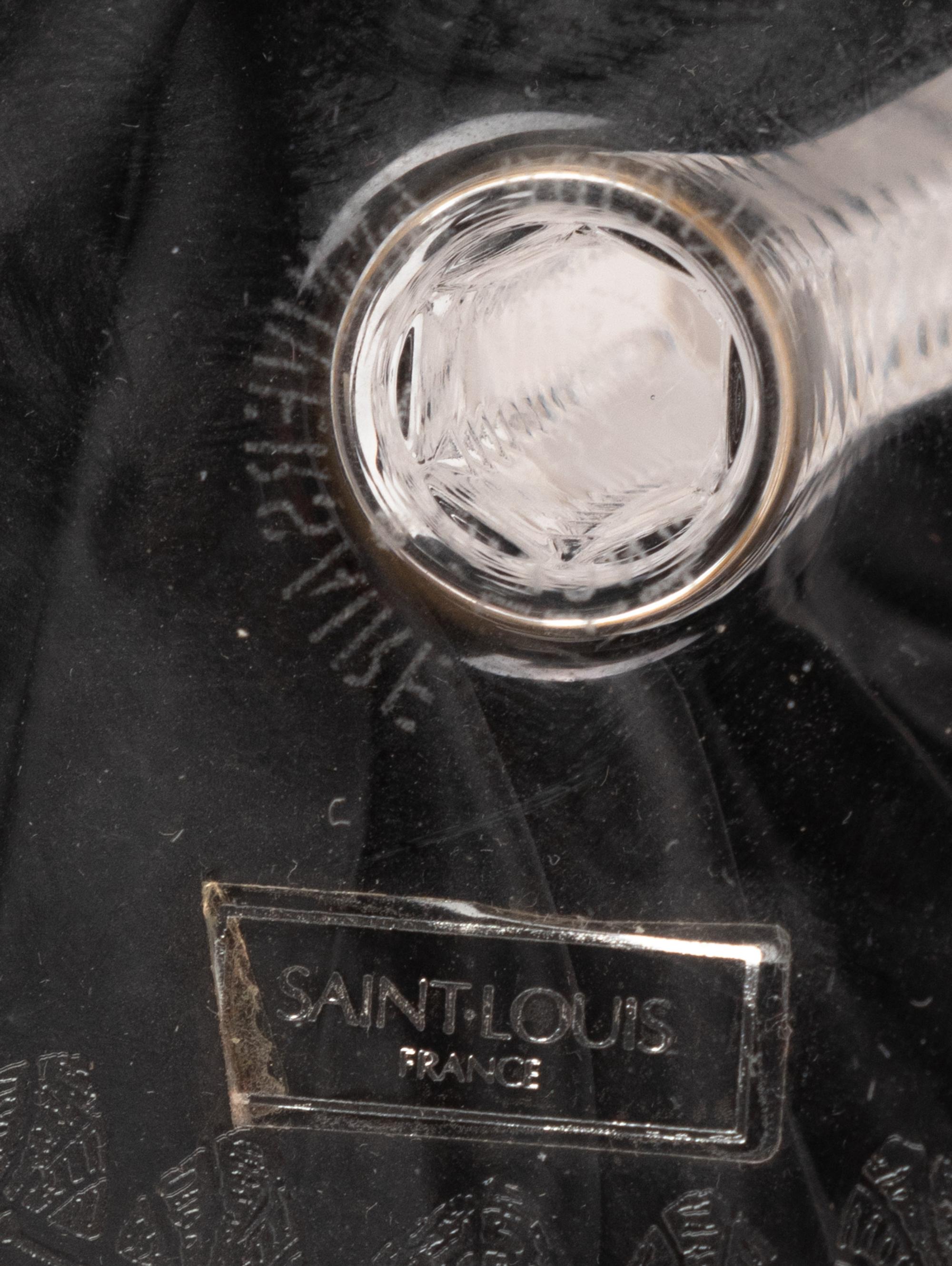 A Saint Louis Thistle Stemware Service