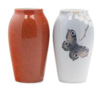 Two Copenhagen Porcelain Vases