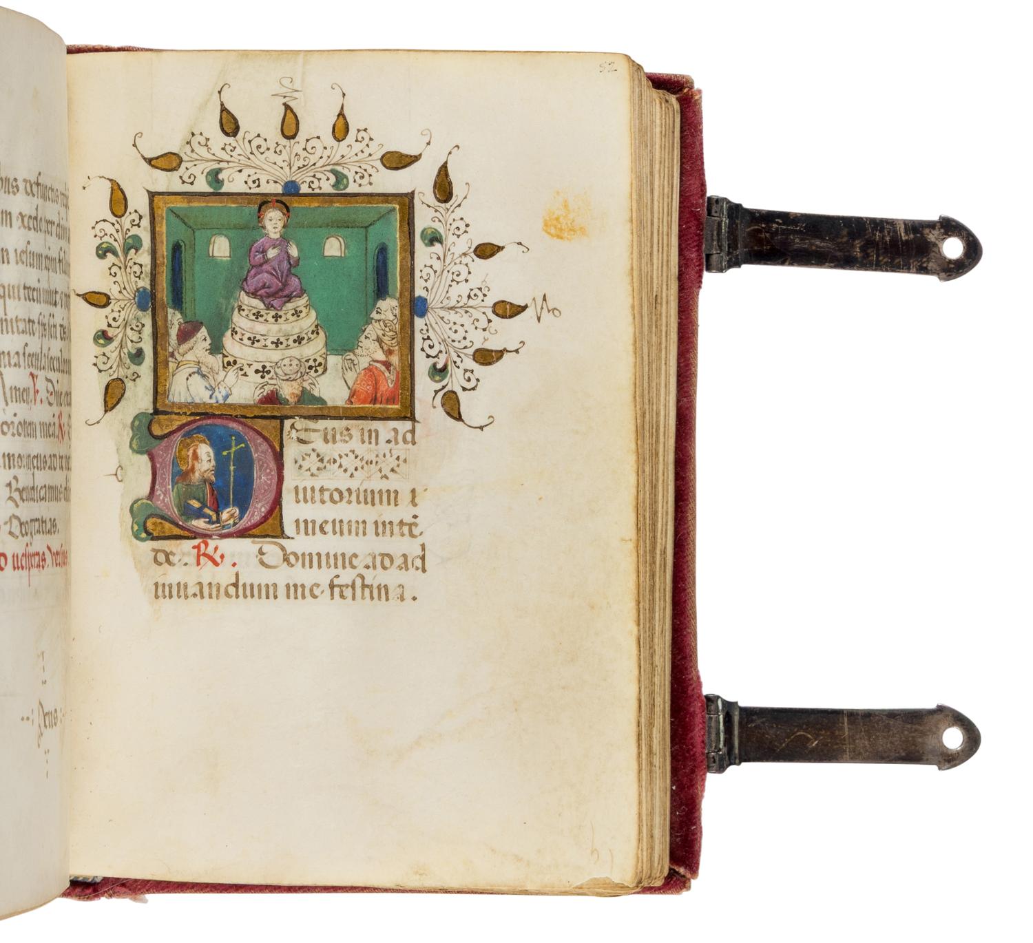 CIRCLE OF THE MASTER OF THE VITAE IMPERATORUM (active Milan, 1431-1459) The Ruskin Lombard Hours, Use of Rome, in Latin, illuminated manuscript on parchment [Lombardy, Milan(?), c. 1440–1450]