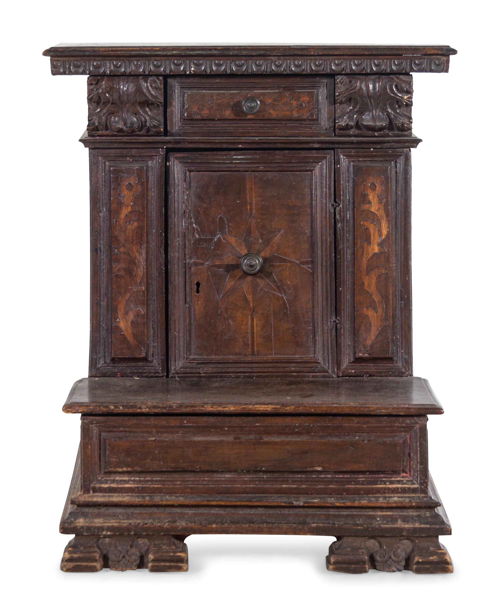 An Italian Walnut Prie Dieu