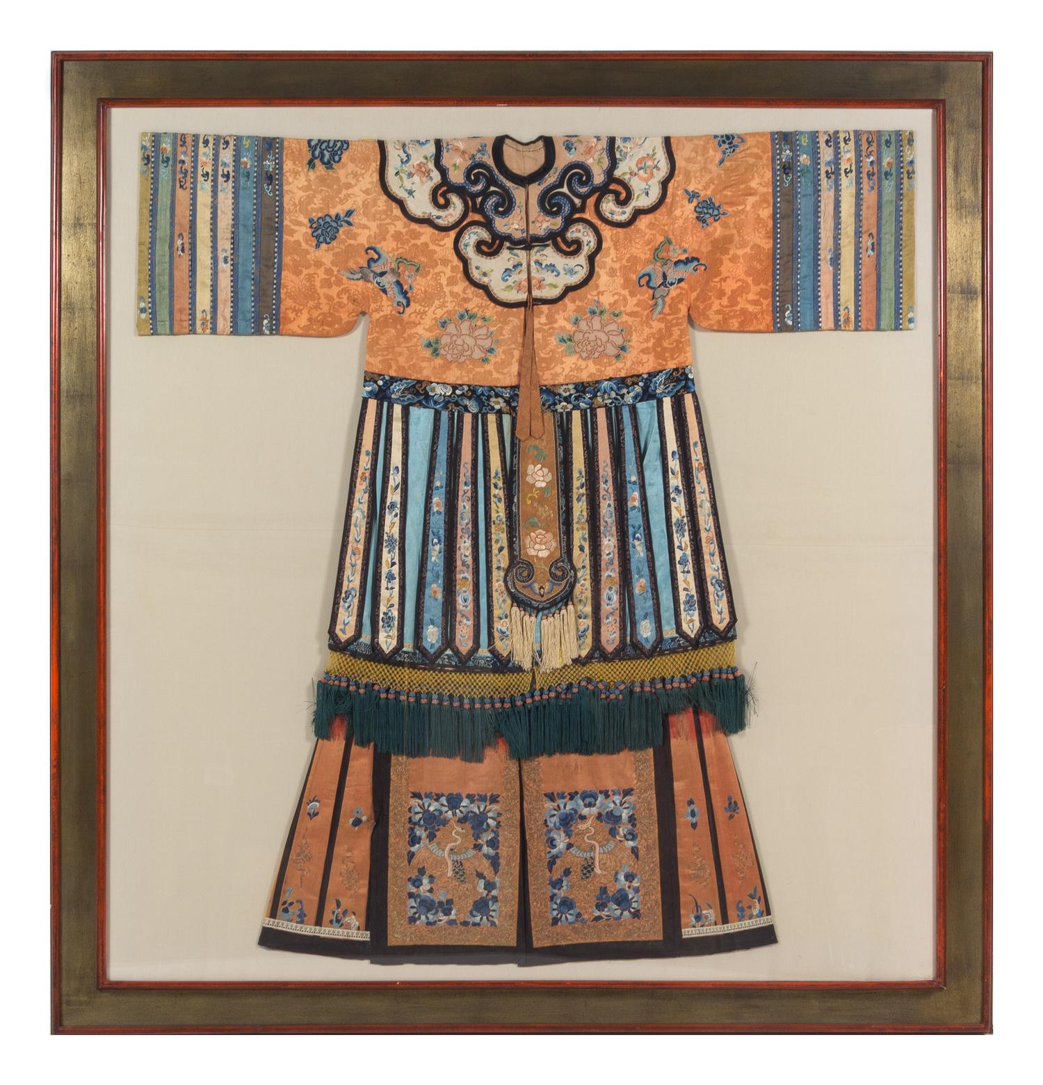 A Chinese Embroidered Silk Lady's Robe — 18TH/19TH CENTURY