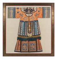 A Chinese Embroidered Silk Lady's Robe — 18TH/19TH CENTURY