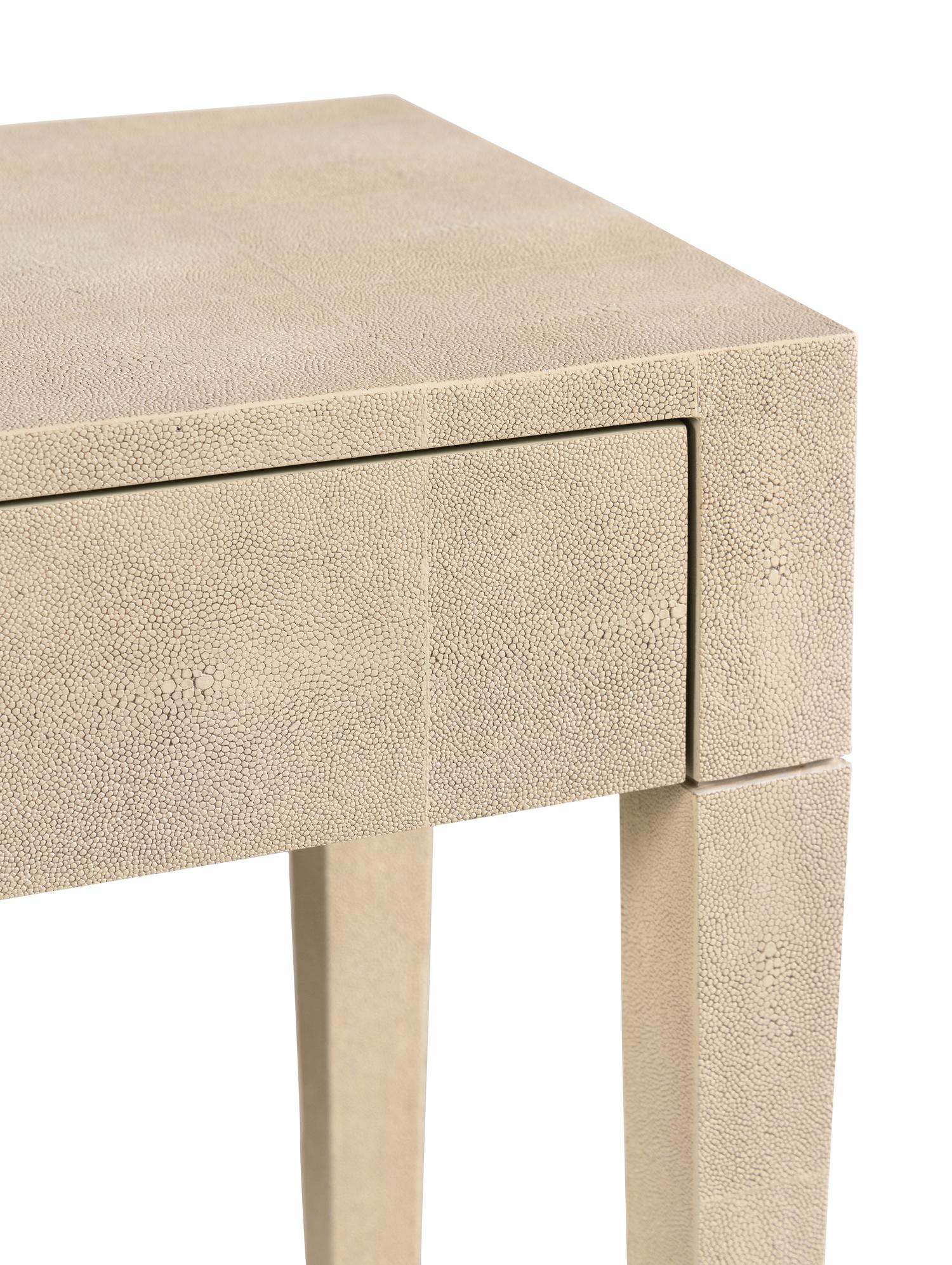 A Faux Shagreen Dressing Table