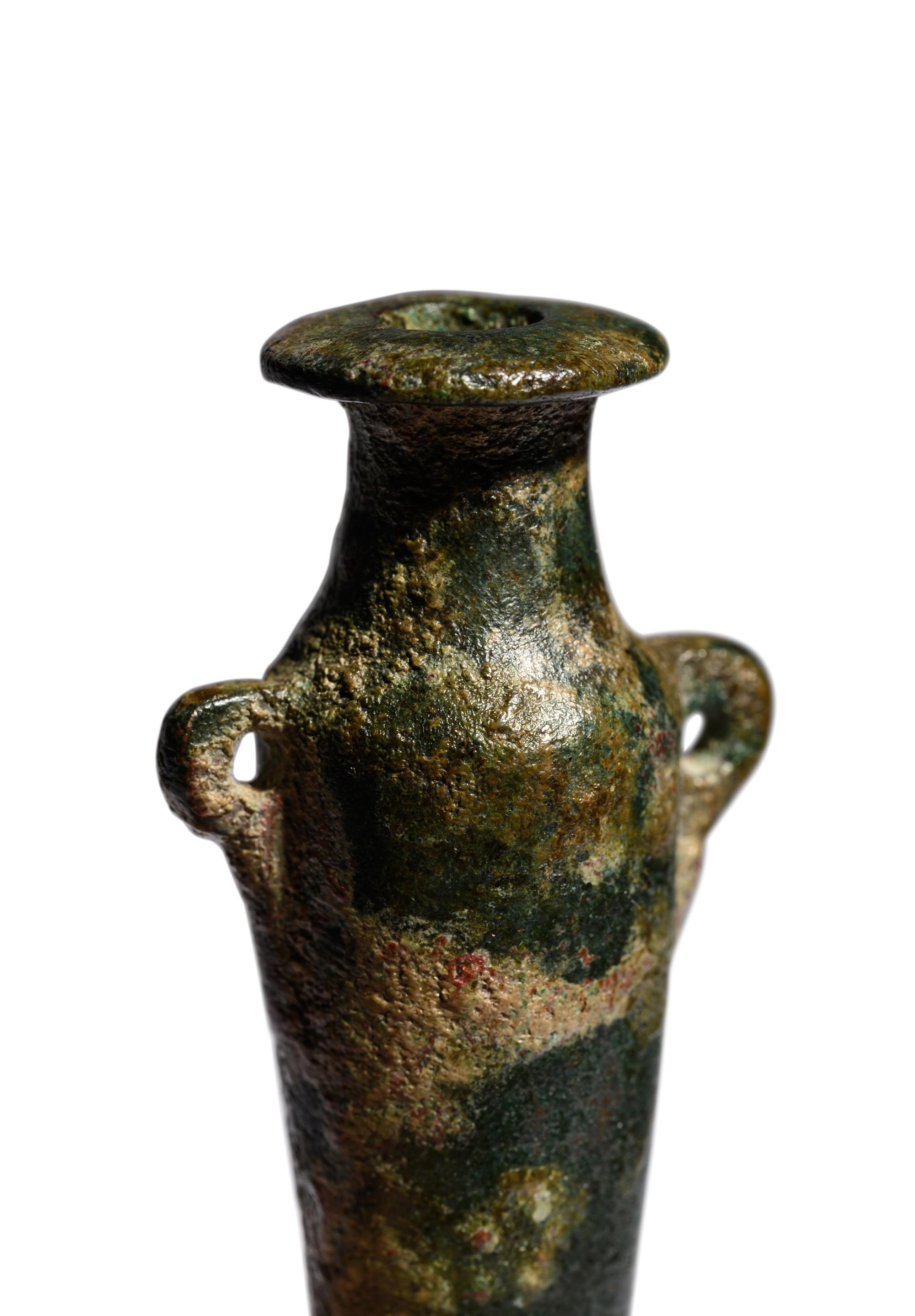 A Graeco-Roman Bronze Amphoriskos