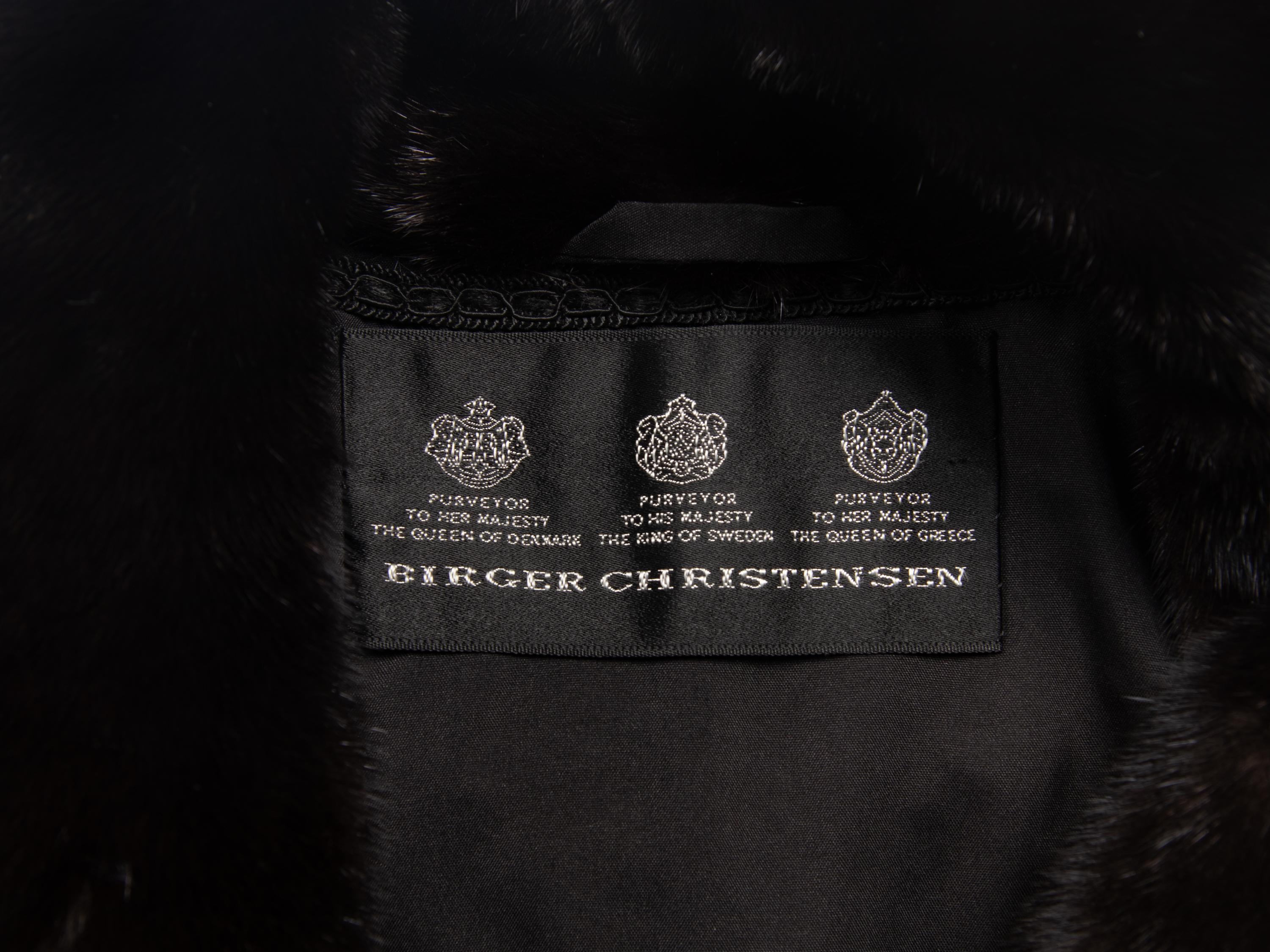 Birger Christensen Ranch Mink Coat