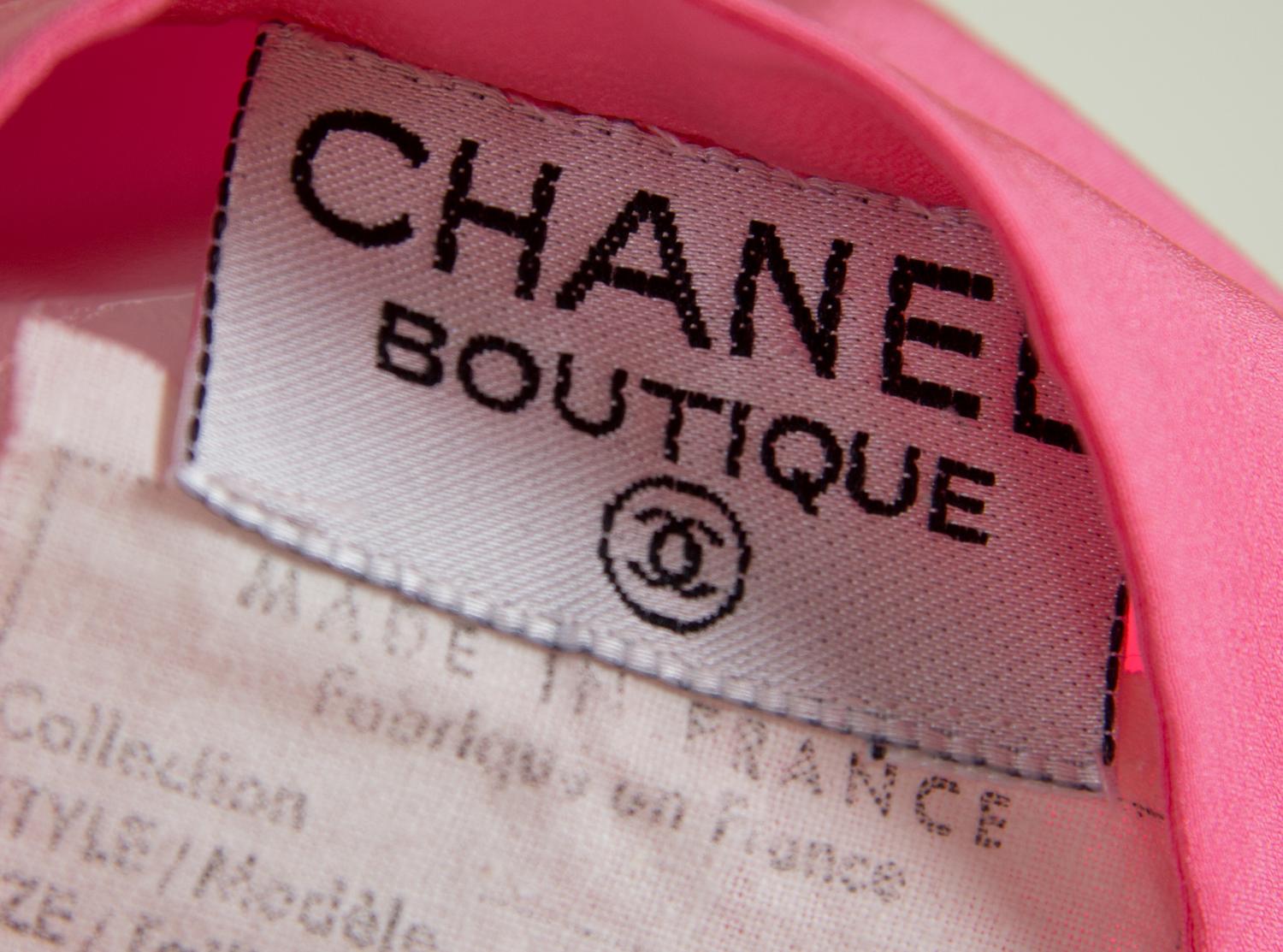 A Pair of Chanel Silk Blouses,