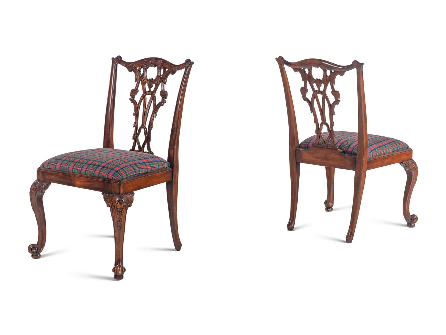 A Set of Six George III Style Dining Chairs