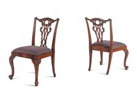 A Set of Six George III Style Dining Chairs
