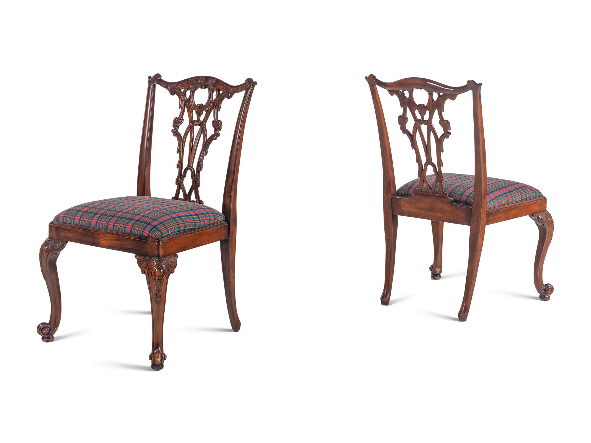 A Set of Six George III Style Dining Chairs