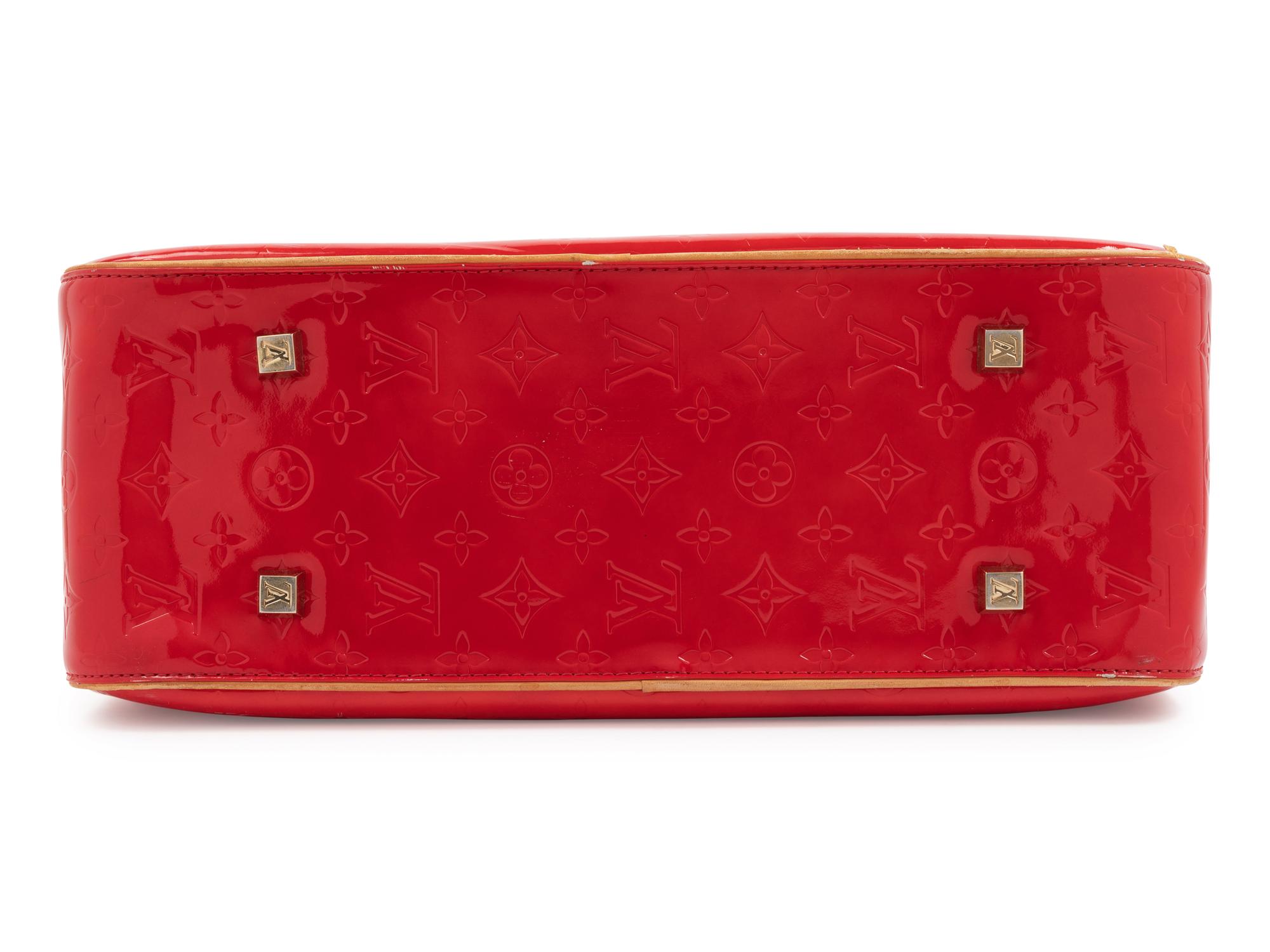 Louis Vuitton Red Logo Handbag