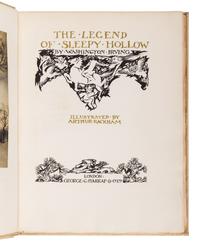 [RACKHAM, Arthur (1867-1939)]. IRVING, Washington (1783-1859). The Legend of Sleepy Hollow . London: George G. Harrap, 1928.