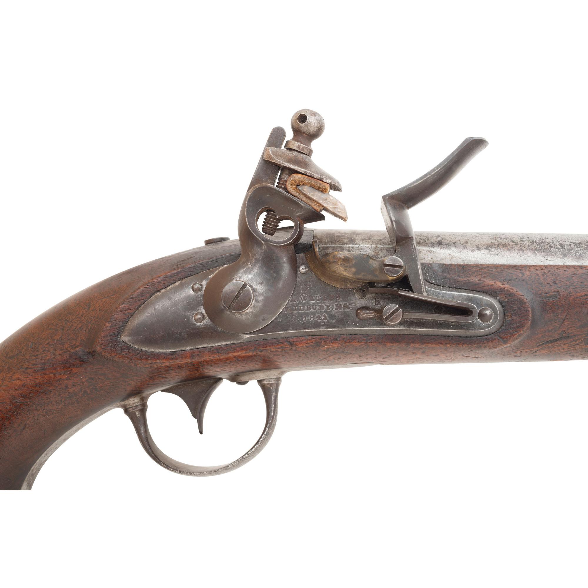 US Model 1836 Flintlock Pistol by Waters