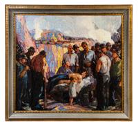 Knute Heldner, (Swedish/American, 1877-1952), The Cost of Labor