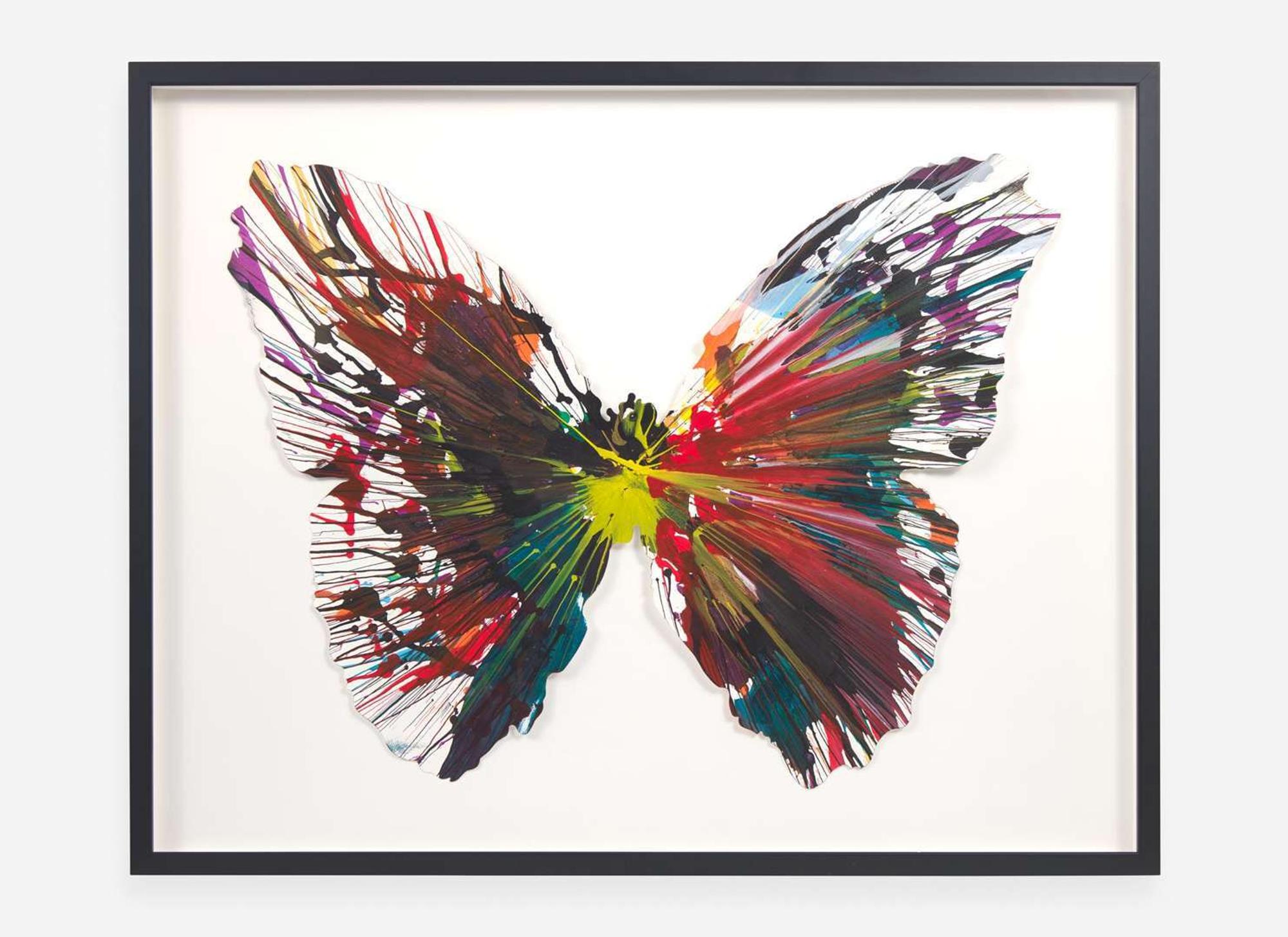 Damien Hirst (British, b. 1965), Butterfly Spin Painting