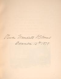 [Literature] Longfellow, Henry Wadsworth, and Oliver Wendell Holmes, et al. Poems of The "Old South"