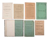 [HARRISON, William Henry]. A group of pamphlets including campaign biographies and illustrated examples.