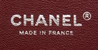 CHANEL, LARGE BURGUNDY DOUBLE FLAP BAG