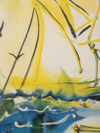 Five Prints from Currier & Ives as Interpreted by Salvador Dali (including New York Central Park Winter; American Trotting Horses No. 2; Les Fleurs et Fruits; American Yachting Scene; Fire! Fire! Fire!)