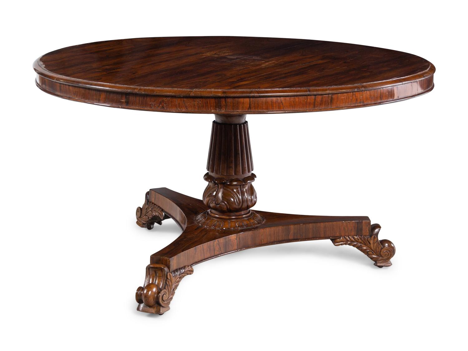 A William IV Rosewood Breakfast Table
