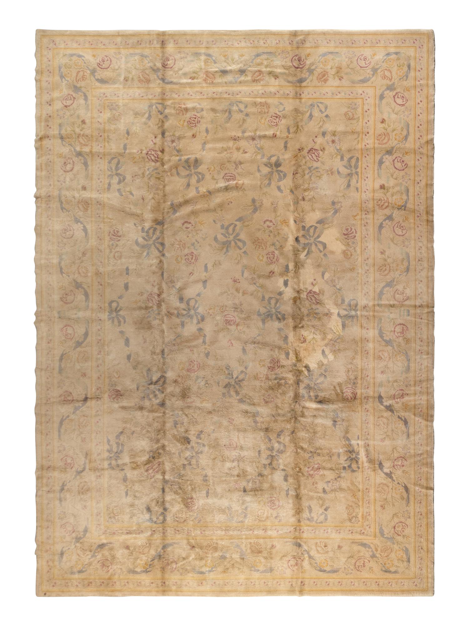 A Savonnerie Style Wool Rug