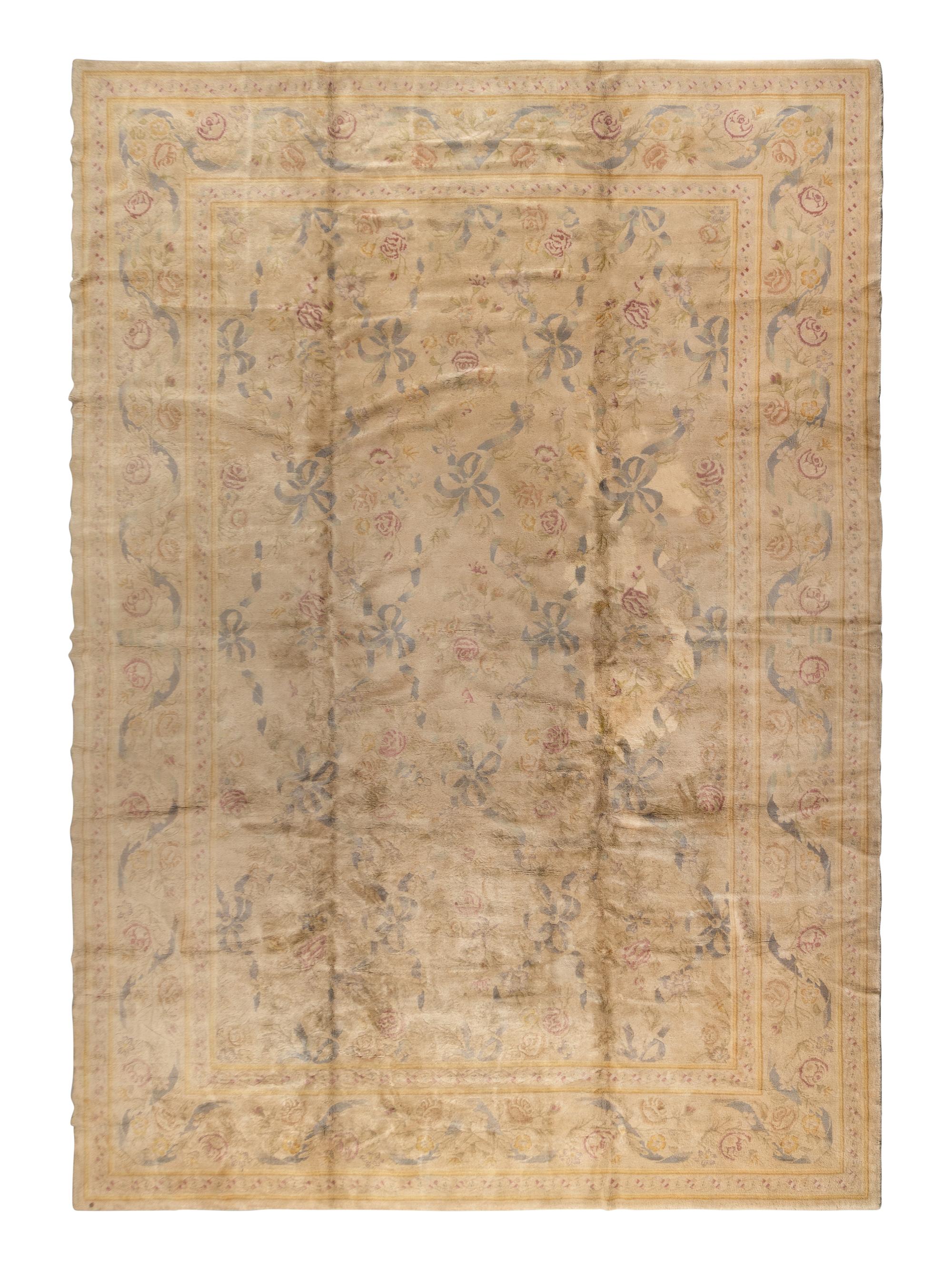 A Savonnerie Style Wool Rug