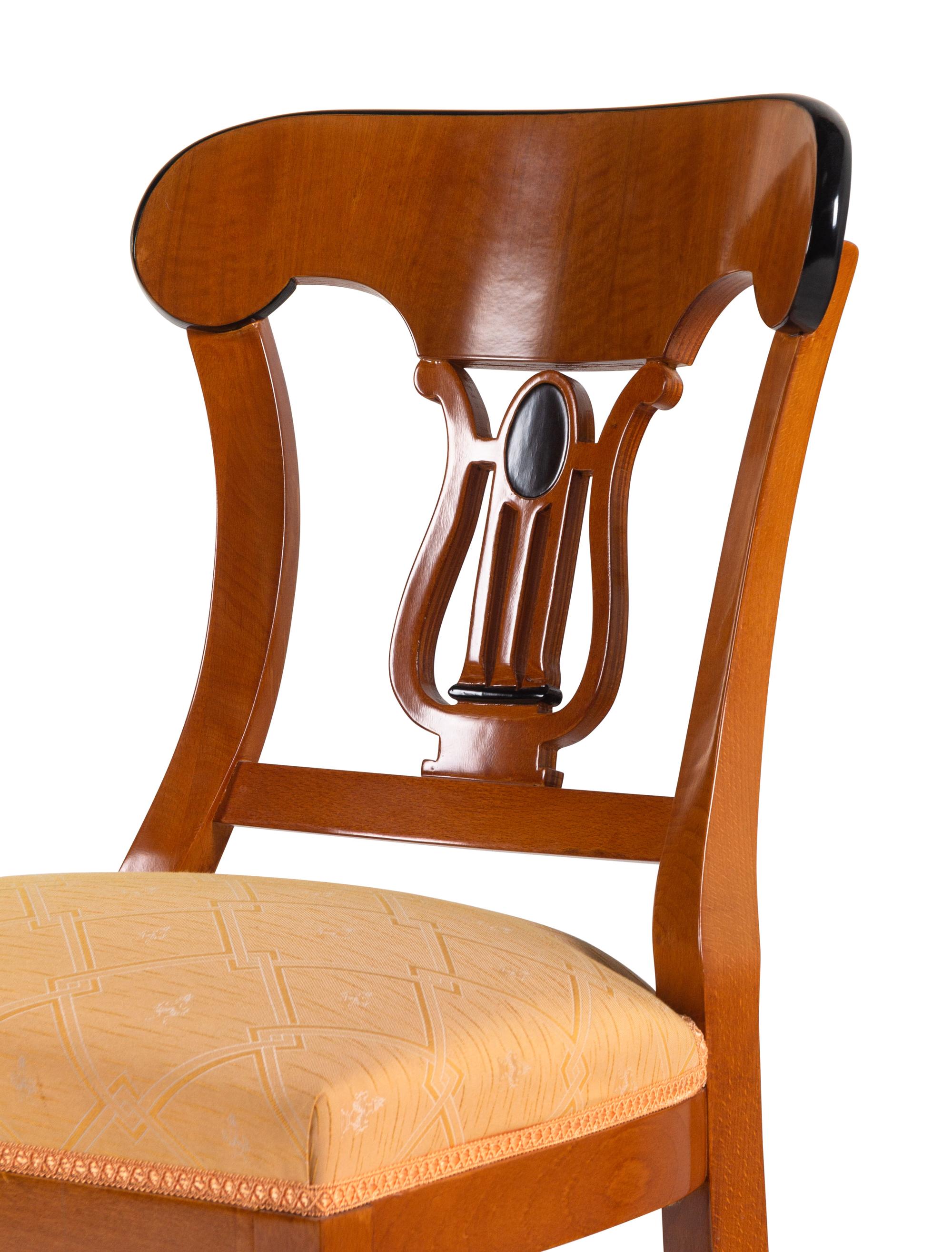 A Pair of Biedermeier Style Side Chairs