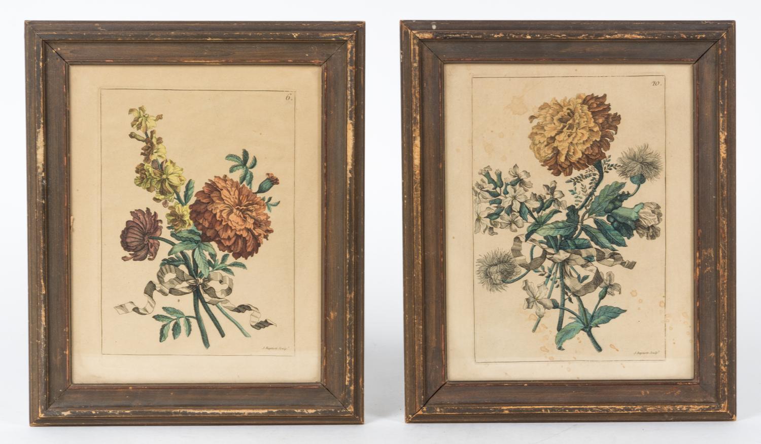 After Jean Baptiste Monnoyer, , Two Botanical Prints