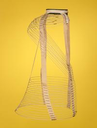 Collection of Seven Bustles and One Skirt Supporter, 1870-80s